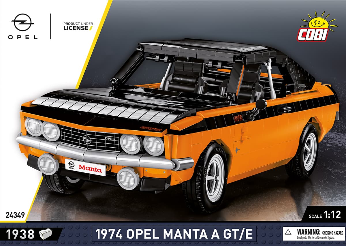 Závodní automobil Opel Manta A GT/E 1974 COBI 24349 - Youngtimer 1:12