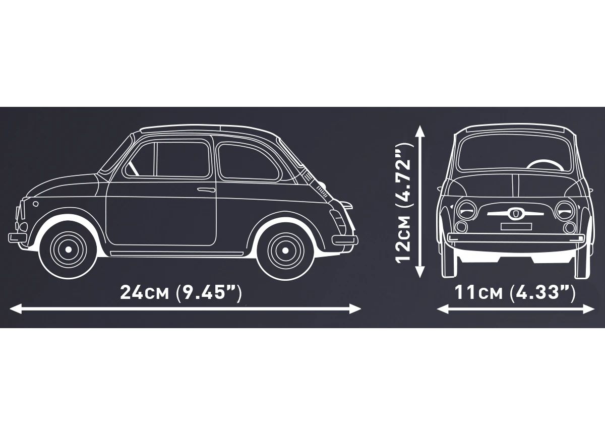 Automobil FIAT ABARTH 595 COBI 24354 1:12