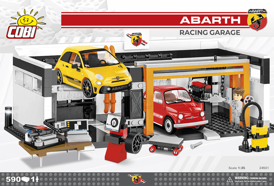 ABARTH Závodní garáž COBI 24501 - Youngtimer