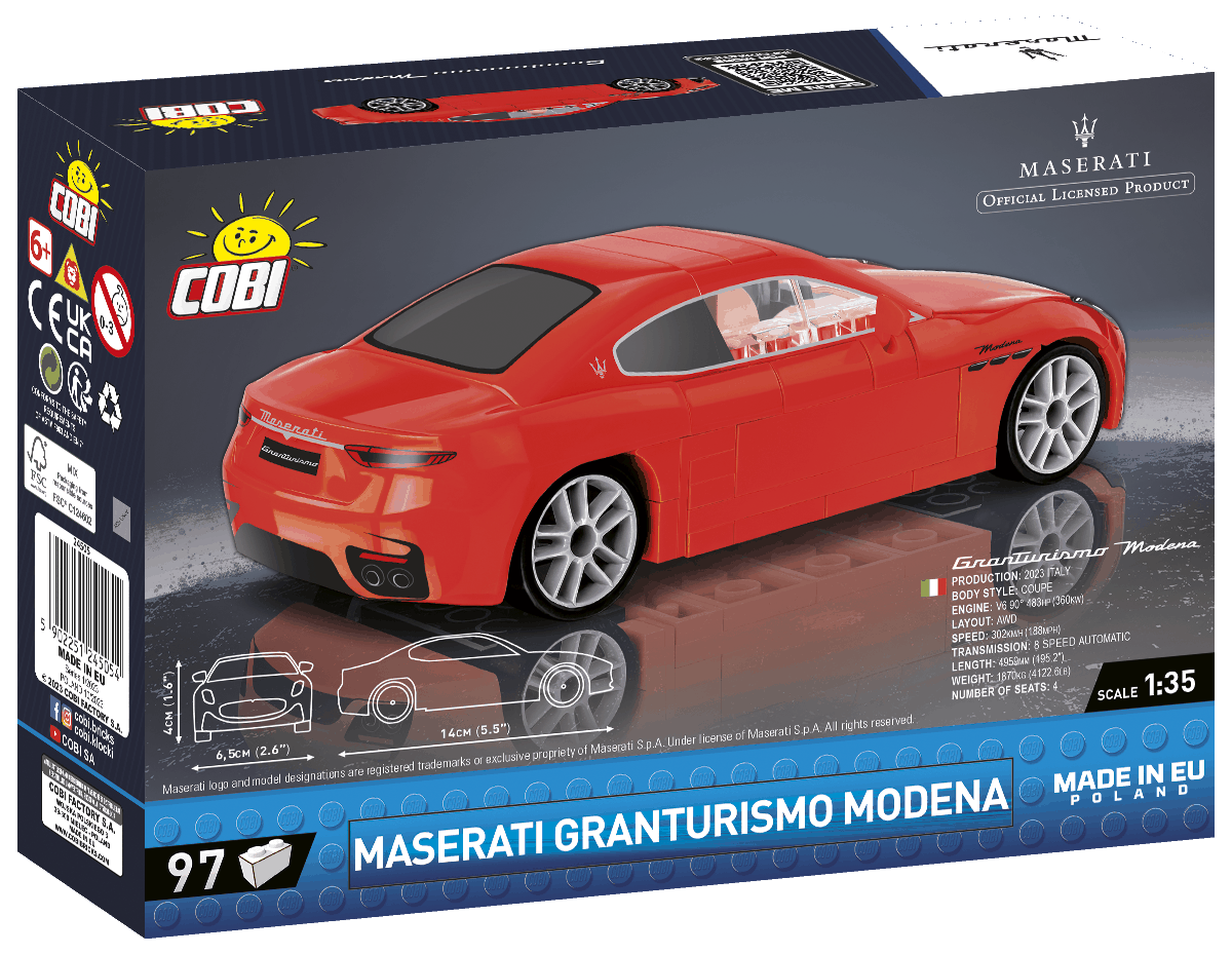 Automobil Maserati Grandturismo Modena COBI 24505 - Maserati 