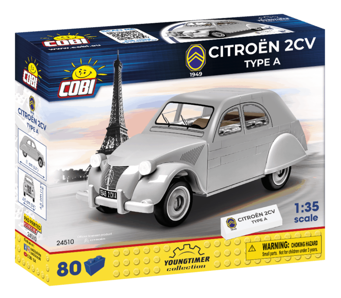 Automobil Citroën 2CV ,,Kachna" TYPE A COBI 24510 - Youngtimer