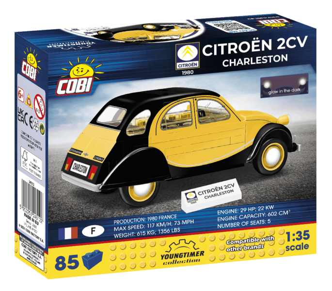 Auto Citroën 2CV ,,Ente CHARLESTON 1980 COBI 24512 - Youngtimer