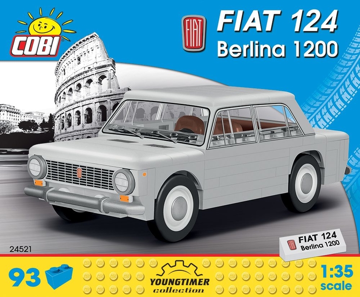 Automobil FIAT 124 Berlina 1200 COBI 24521 - Youngtimer