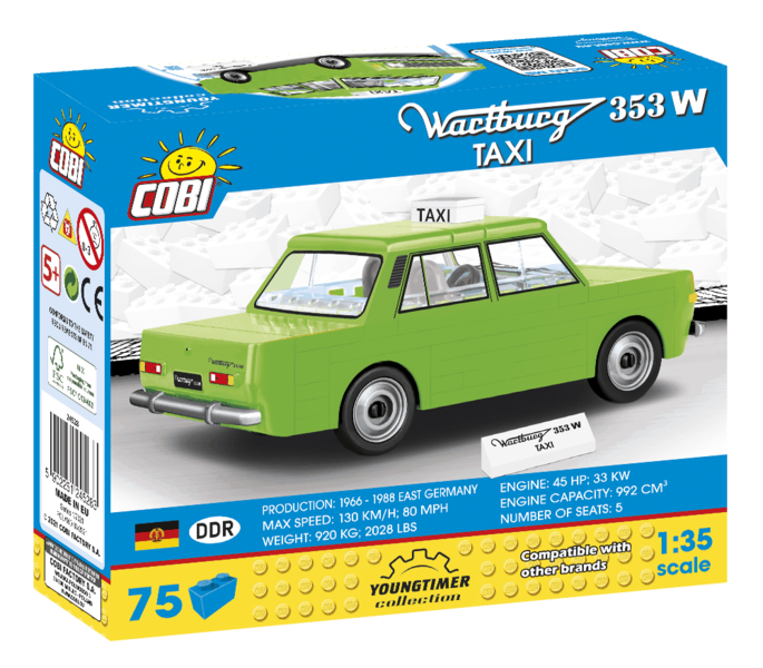 Automobil WARTBURG 353 COBI 24542 - Youngtimer - kopie