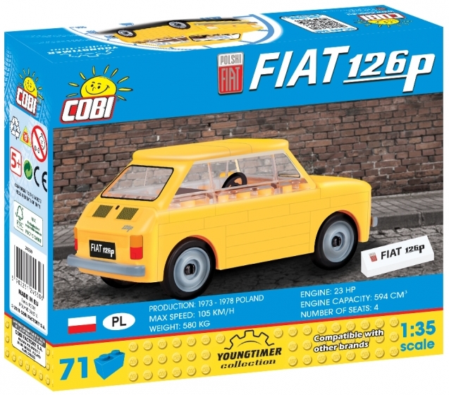 Automobil FIAT 126P COBI 24530 - Youngtimer