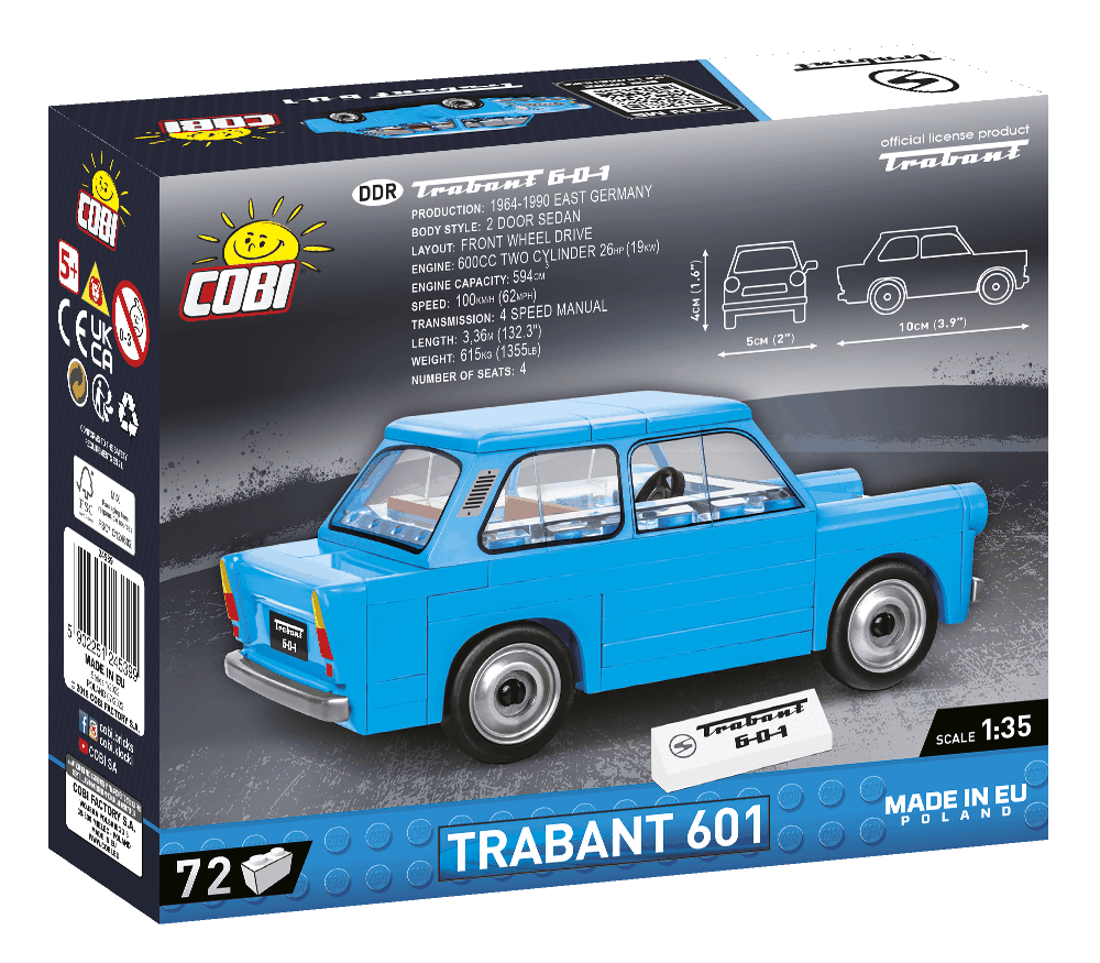 Trabant 601 Deluxe (COBI-24516) \ Youngtimer Collection \