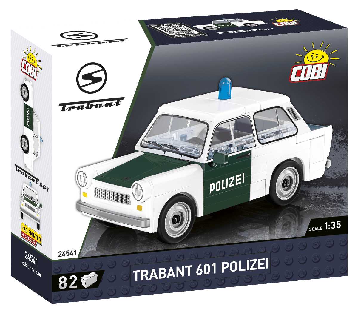 TRABANT 601 Police Car COBI 24541 - Youngtimer