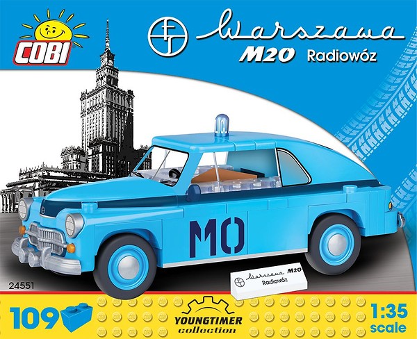 Automobil Warszawa M20 Rádiovůz COBI 24551 - Youngtimer
