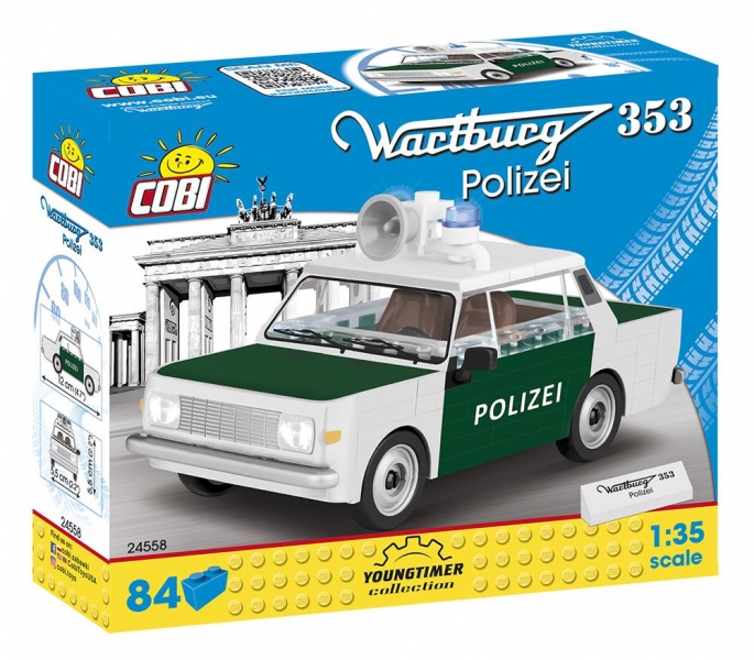 Automobil WARTBURG 353 POLICIE COBI 24558 - Youngtimer