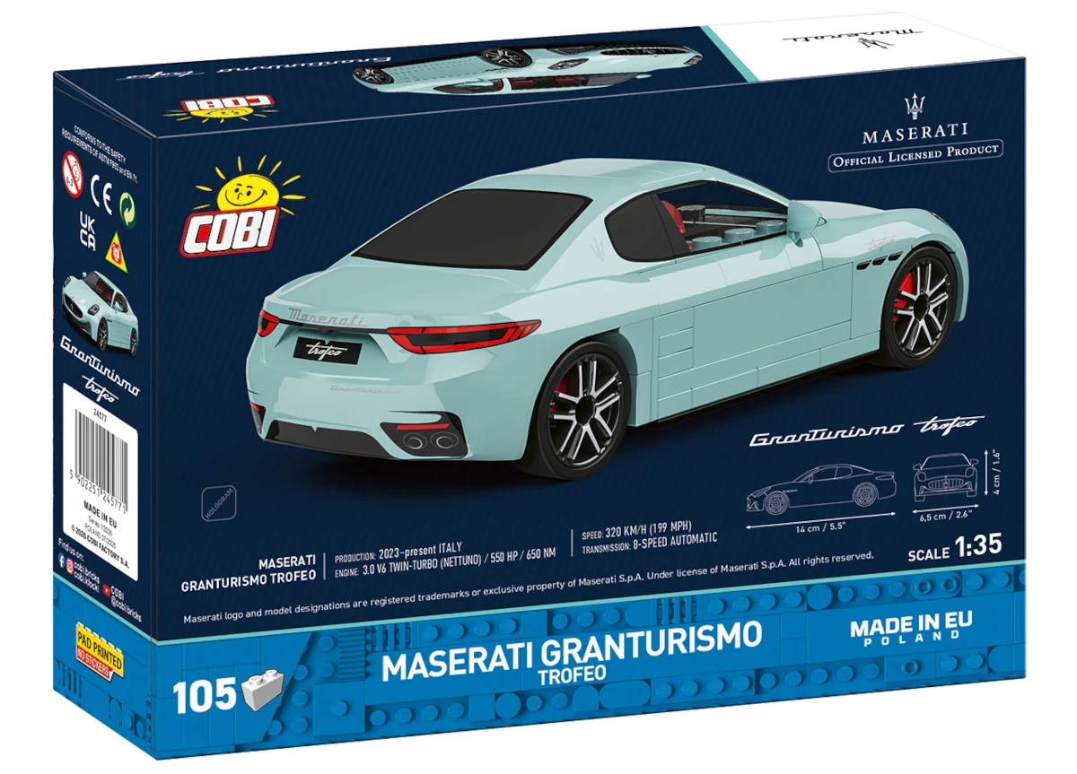 Automobil Maserati GranTurismo Trofeo COBI 24577 - Maserati 1:35 