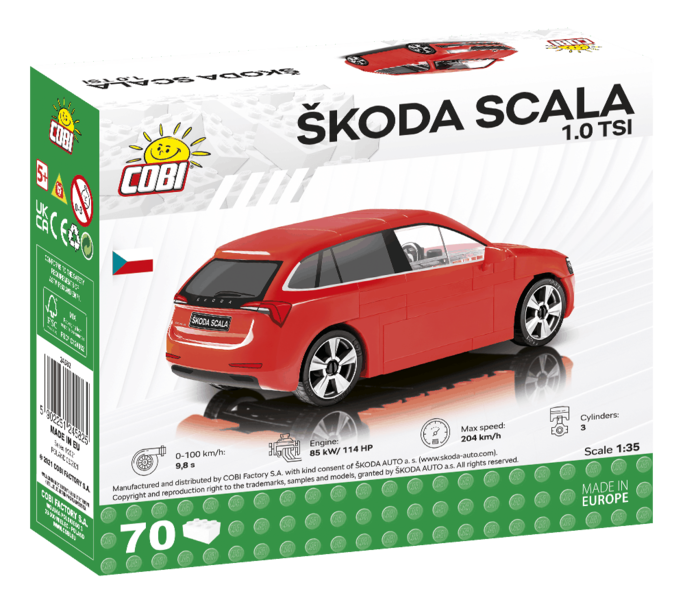 Stavebnice modelu Škoda Scala COBI 24582