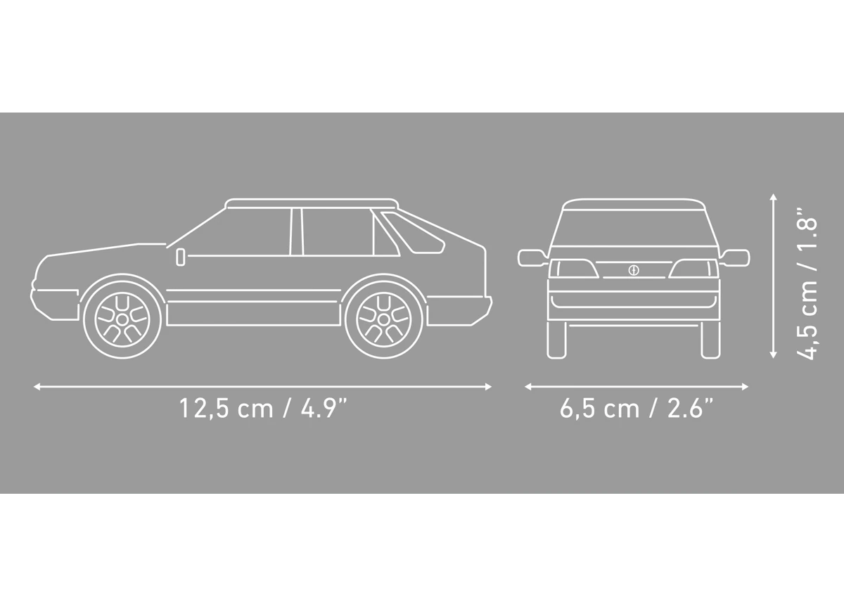 Automobil FSO Polonez 1,6 Caro COBI 24589 - Action Town 1:35