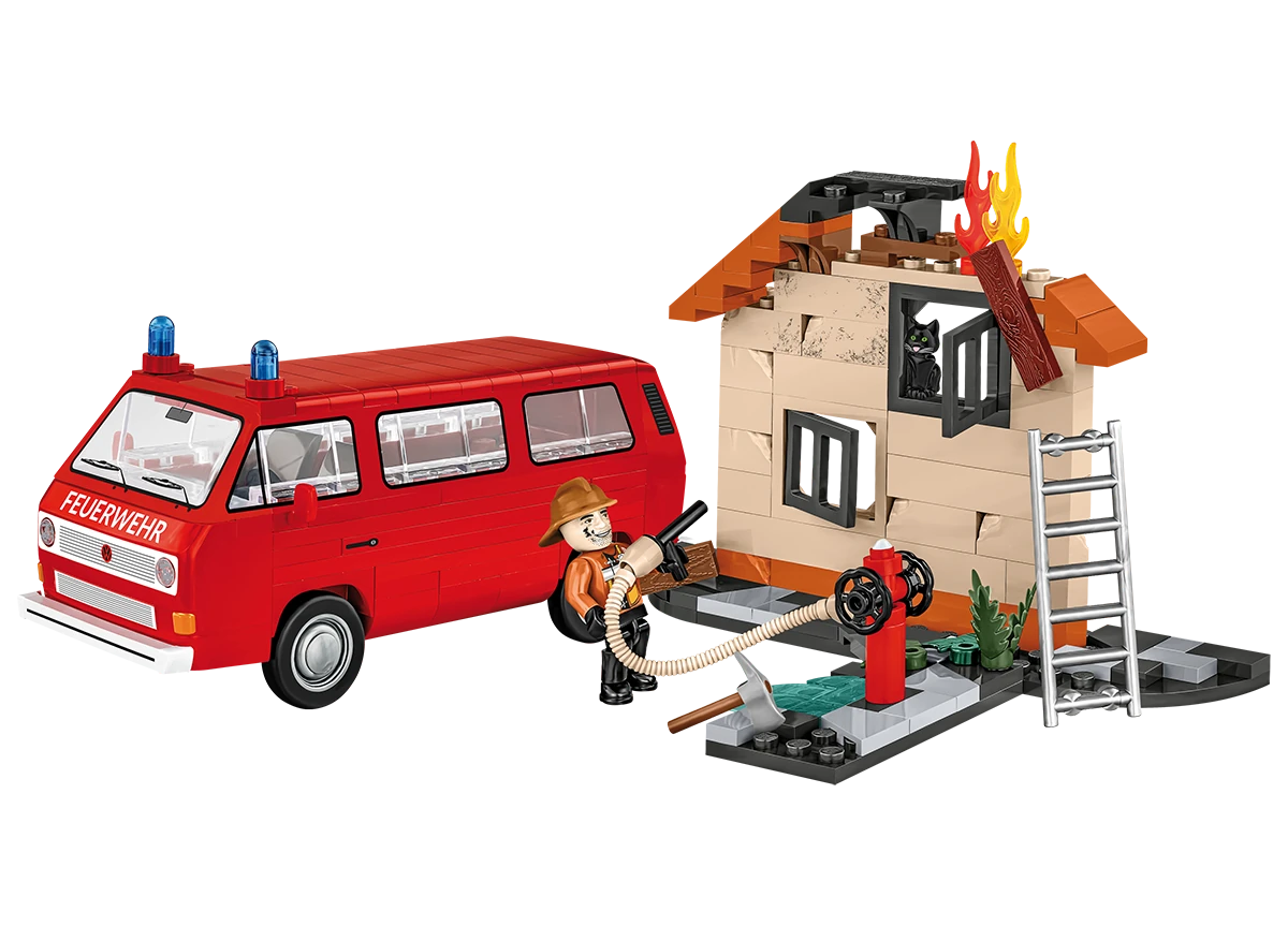 Car Volkswagen T3 COBI 24634 – Action Town 1:35 - kopie