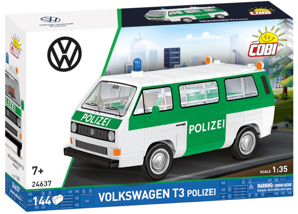 Volkswagen T3 Ambulance COBI 24636 – Action Town 1:35 - kopie