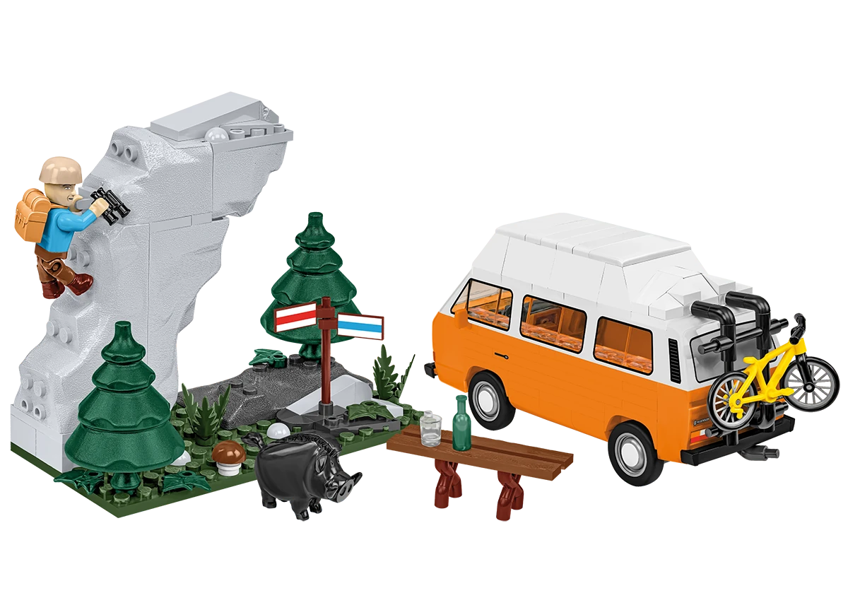 Car Volkswagen T3 Camper Van COBI 24638 – Action Town 1:35