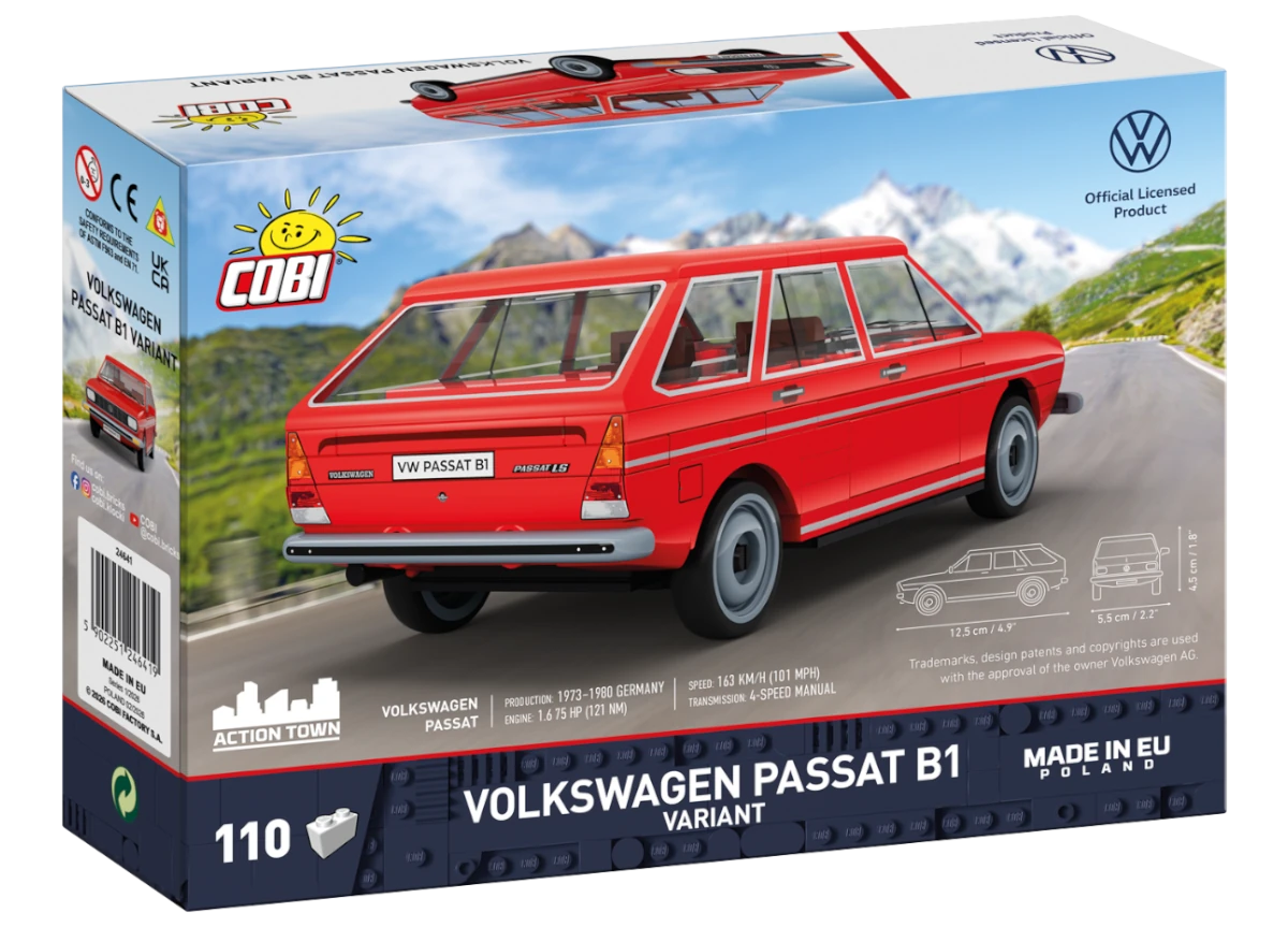 Car Volkswagen PASSAT B1 Variant COBI 24641 – Action Town 1:35