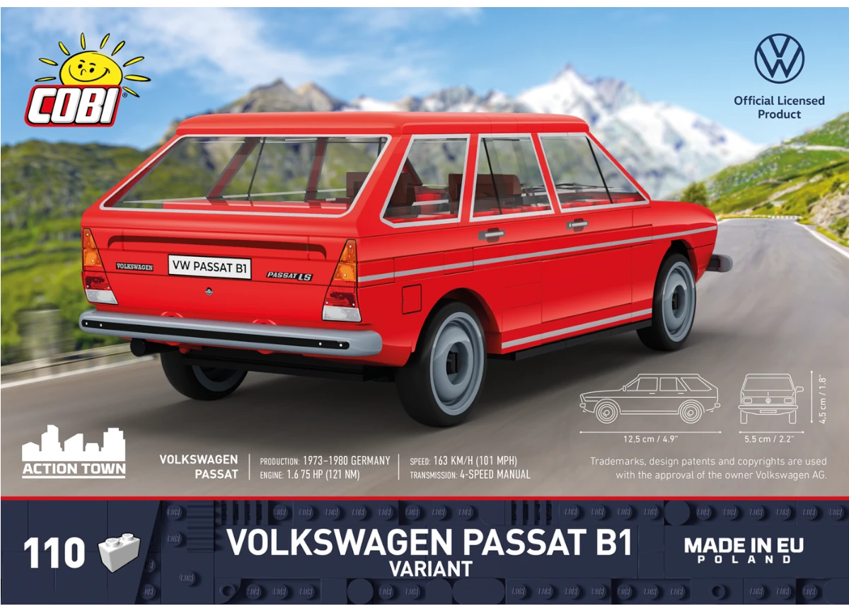 Car Volkswagen PASSAT B1 Variant COBI 24641 – Action Town 1:35
