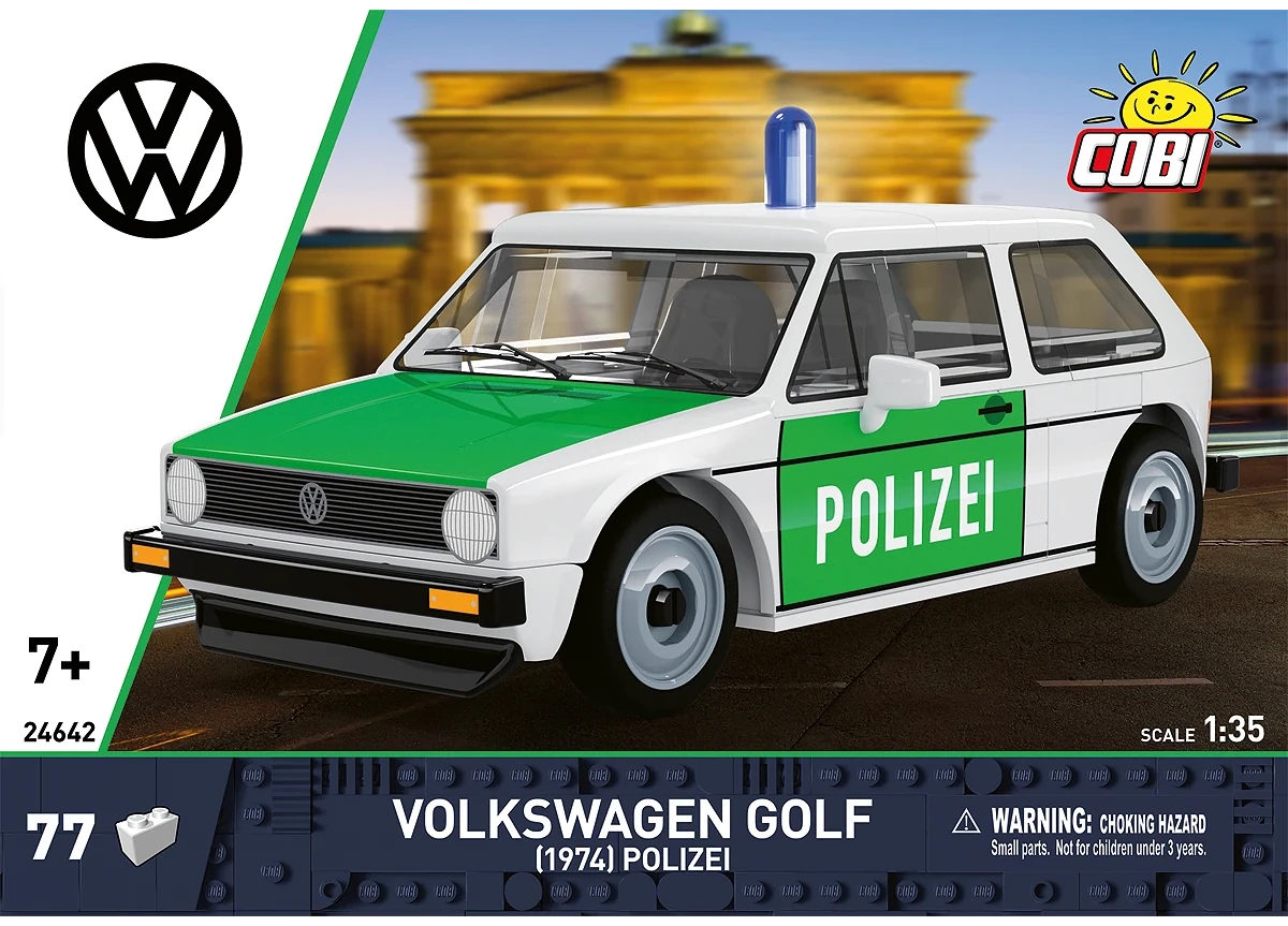 Volkswagen Golf GTI Car (1976–1983) COBI 24663 – Action Town 1:35 - kopie