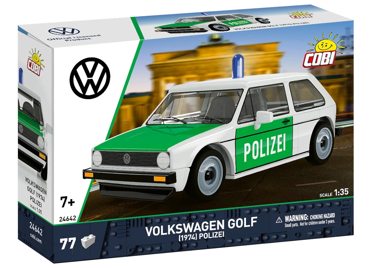 Volkswagen Golf GTI Car (1976–1983) COBI 24663 – Action Town 1:35 - kopie