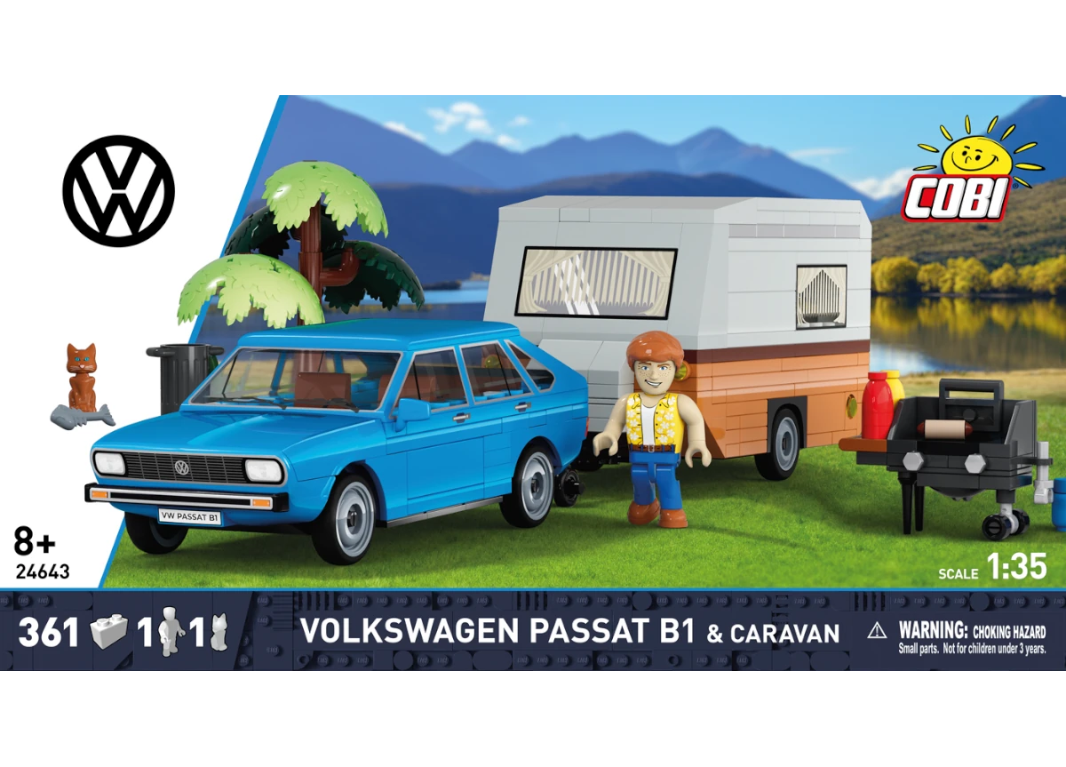 Automobil Volkswagen Passat B1 a karavan COBI 24644 – Action Town 1:35
