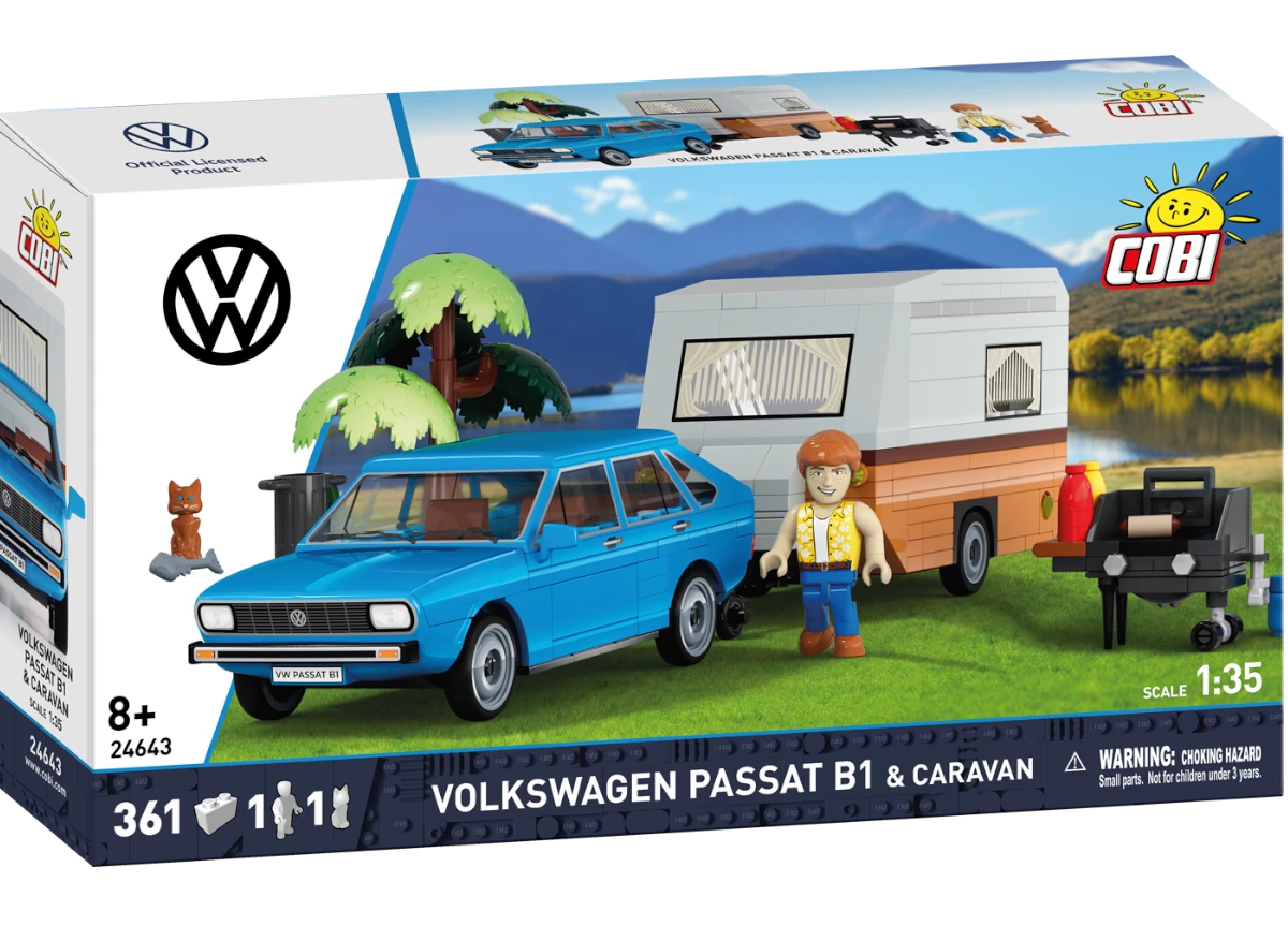 Automobil Volkswagen Passat B1 a karavan COBI 24644 – Action Town 1:35