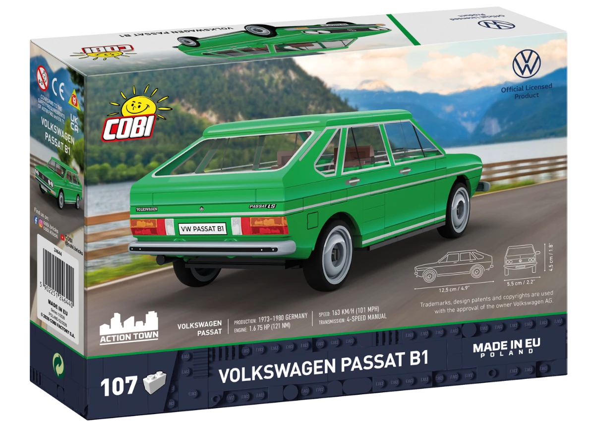 Car Volkswagen PASSAT B1 COBI 24644 – Action Town 1:35
