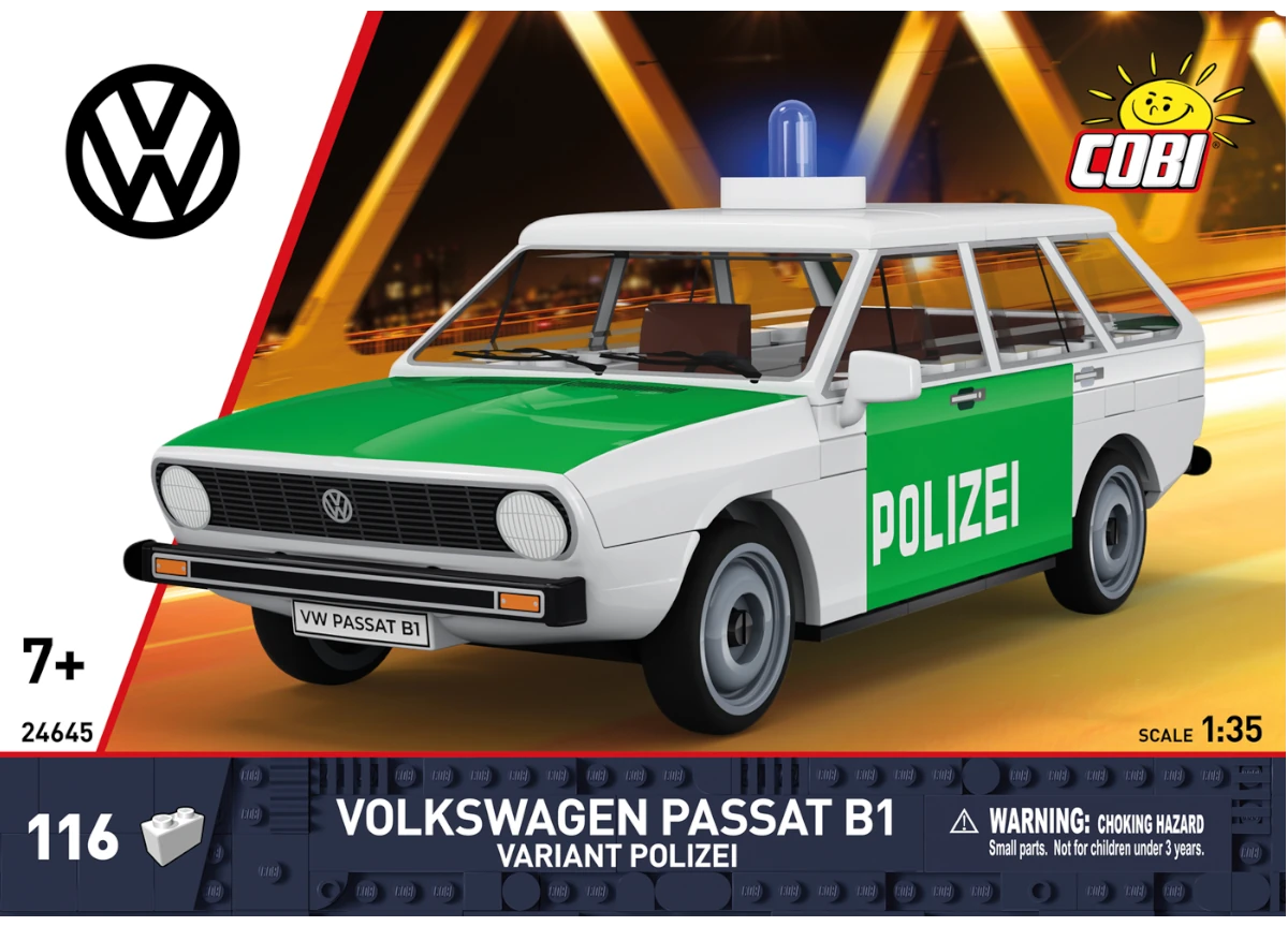 Auto Volkswagen PASSAT B1 COBI 24644 – Action Town 1:35 - kopie