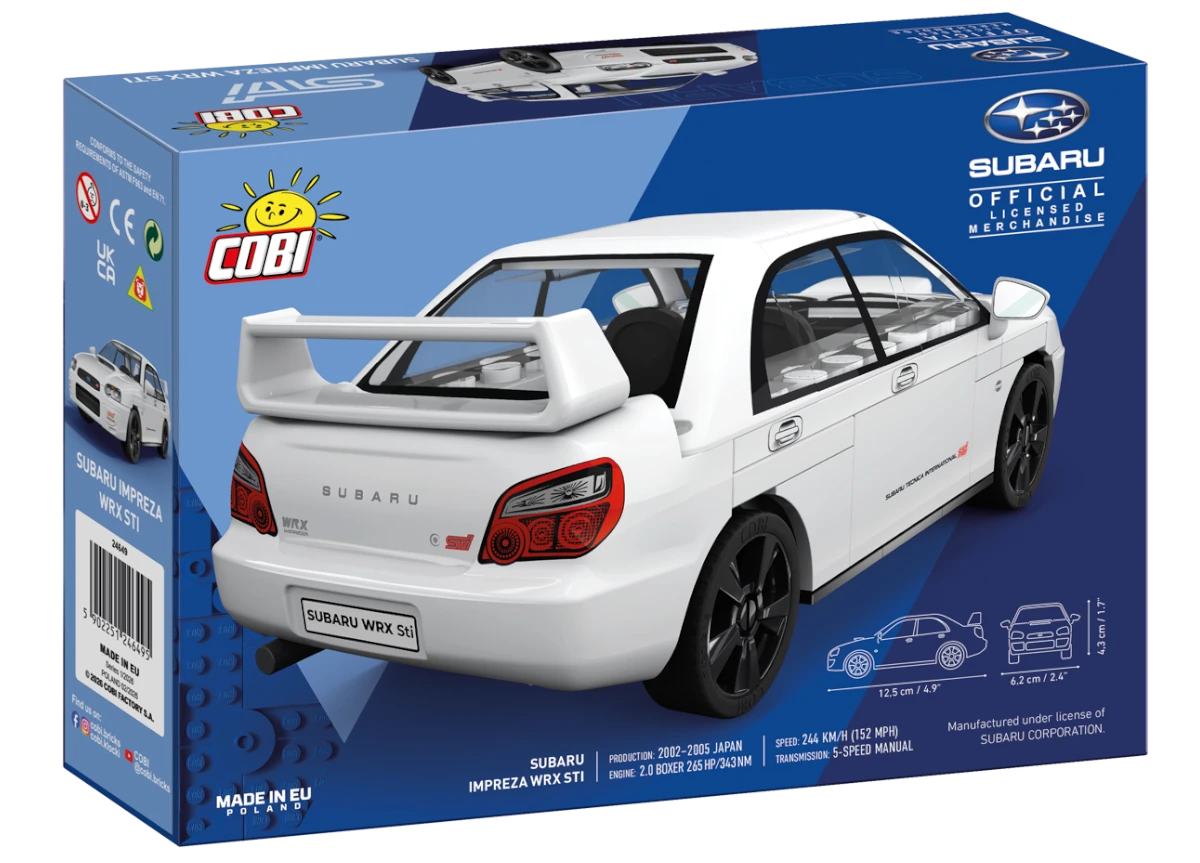 Automobil Subaru Impreza WRX STI COBI 24649- Subaru 1:35