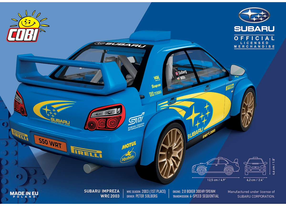 Automobil Subaru Impreza WRC 2003 COBI 24650 - Subaru 1:35