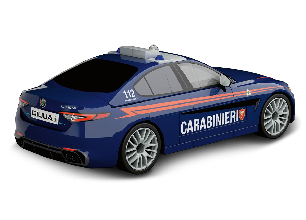 Auto GIULIA Quadrifoglio Carabinieri COBI 24654 - Action Town 1:35