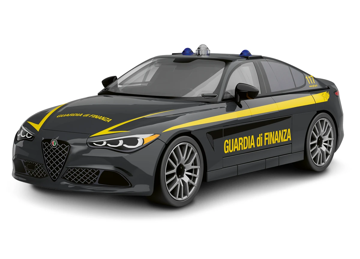 Auto GIULIA Quadrifoglio Guardia di Finanza COBI 24657 - Action Town 1:35 