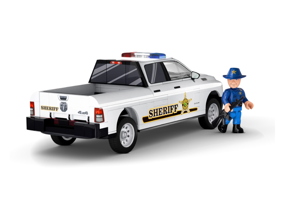 Americký automobil pick-up RAM 1500 Sheriff COBI 24658 - Action Town 1:35