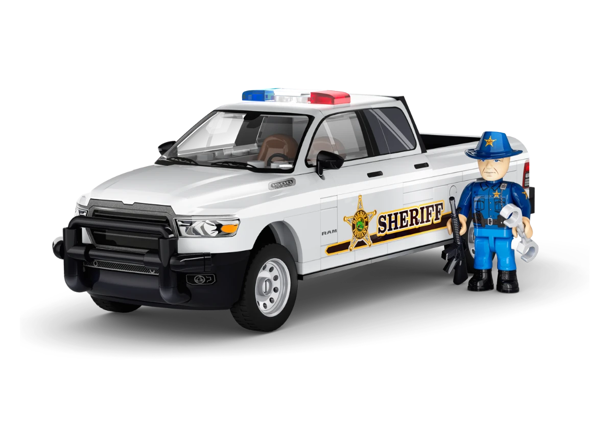 Americký automobil pick-up RAM 1500 Sheriff COBI 24658 - Action Town 1:35