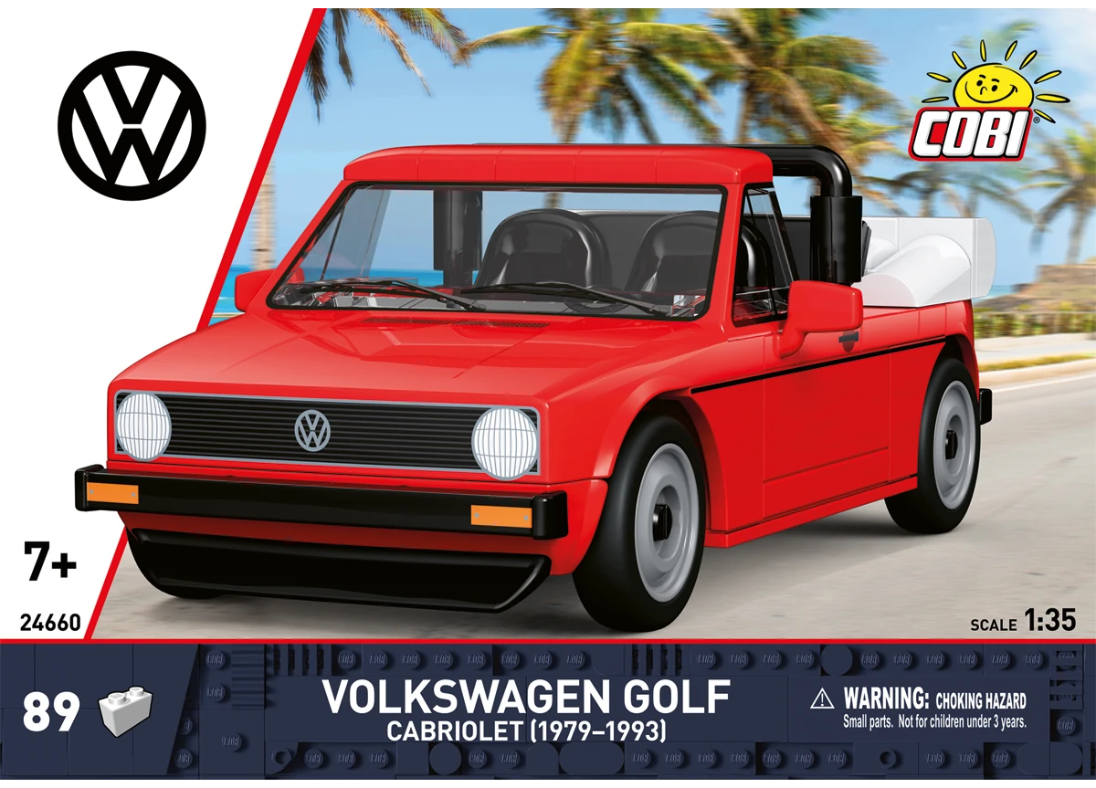 Automobil Volkswagen Golf cabriolet (1979-1993) COBI 24660 - Action Town 1:35
