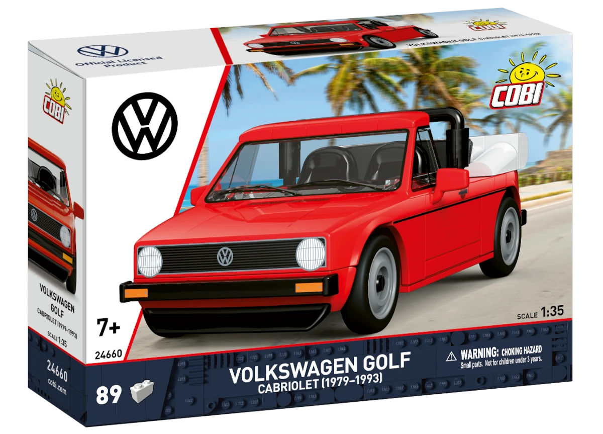 Automobil Volkswagen Golf cabriolet (1979-1993) COBI 24660 - Action Town 1:35