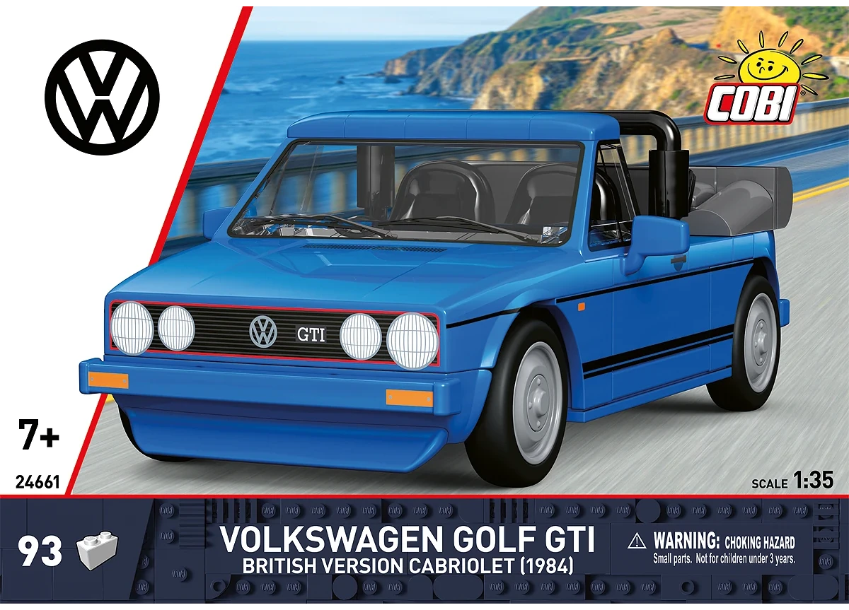 Automobil Volkswagen Golf GTI british version cabriolet COBI 24661 - Volkswagen 1:35