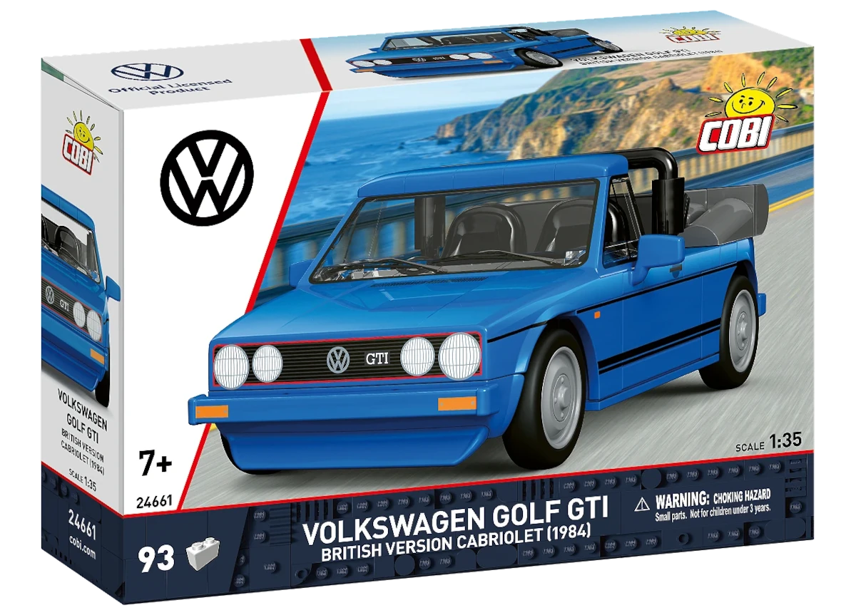 Automobil Volkswagen Golf GTI british version cabriolet COBI 24661 - Volkswagen 1:35