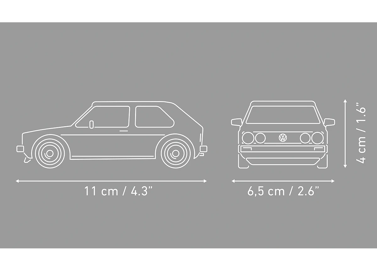 Automobil Volkswagen Golf GTI (1976 - 1983) - Action Town 1:35 