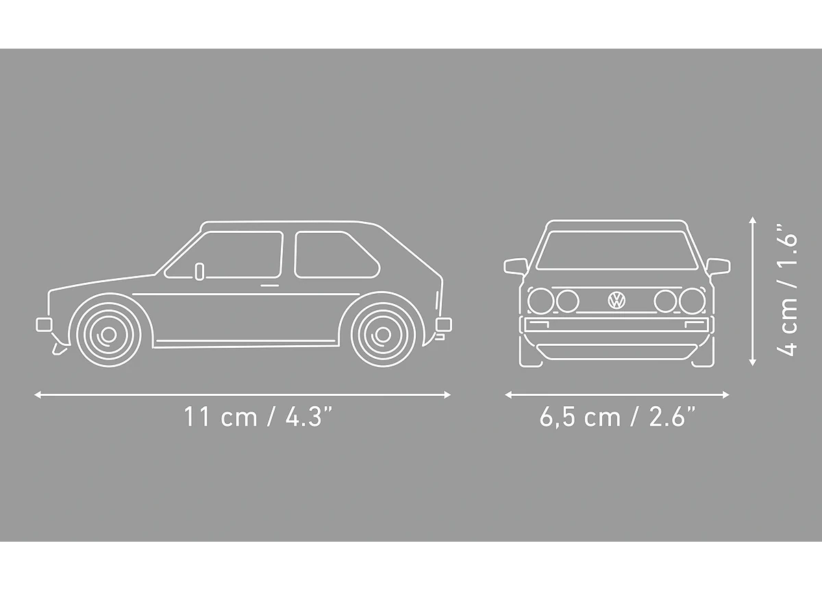 Automobil Volkswagen Golf GTI (1976 - 1983) - Action Town 1:35 