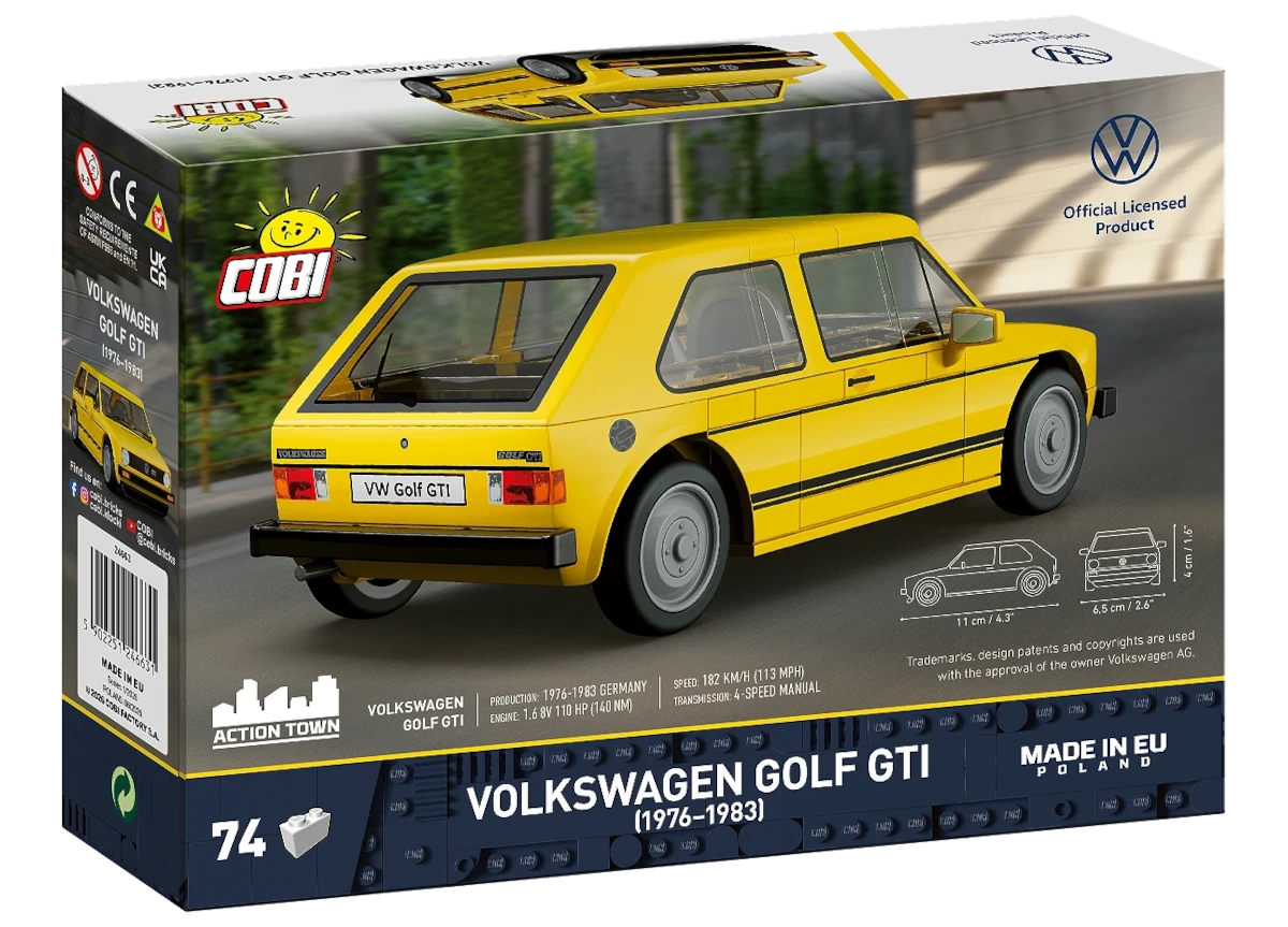 Automobil Volkswagen Golf GTI (1976 - 1983) - Action Town 1:35 