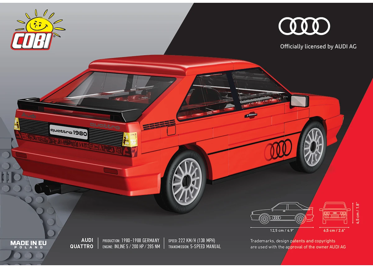 Audi Quattro 1980 COBI 24665 - Audi 1:35