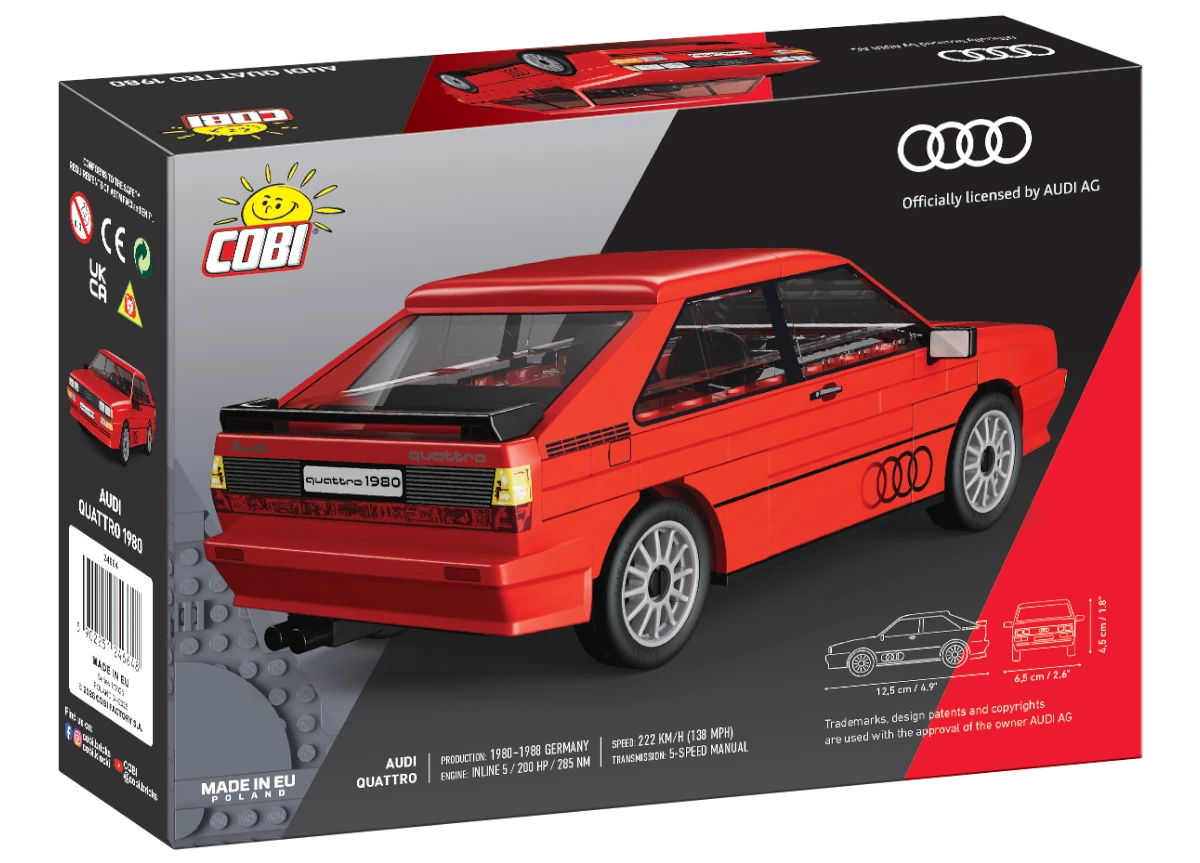 Audi Quattro 1980 COBI 24665 - Audi 1:35