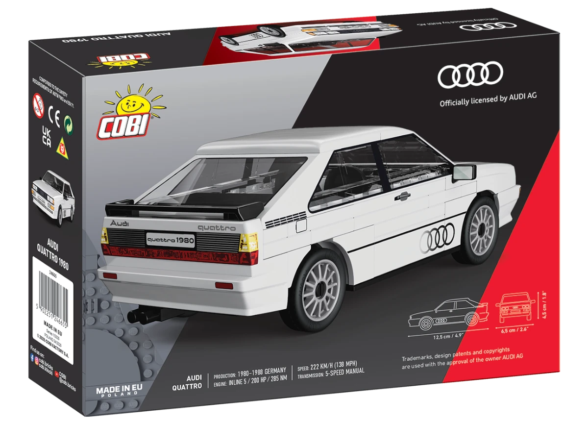 Audi Quattro 1980 COBI 24665 - Audi 1:35