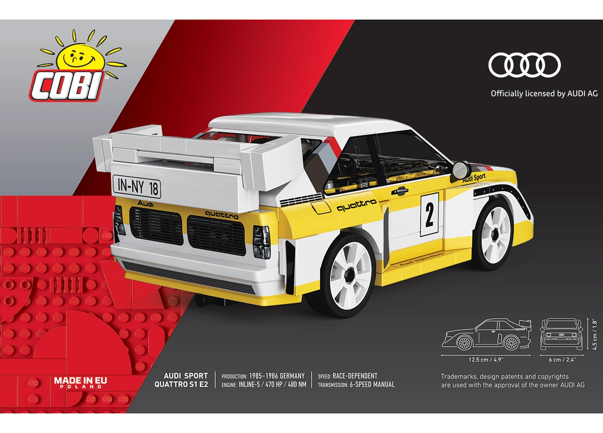 Audi Quattro S1 E2 COBI - 24667 Audi 1:35