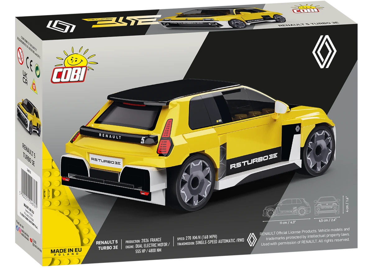 Renault 5 turbo 3E COBI 24676 Renault 1:35