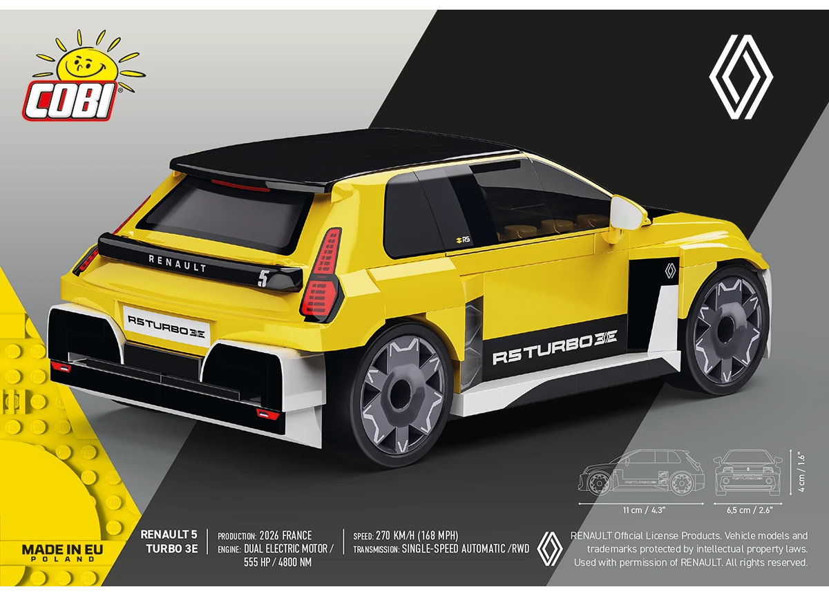 Renault 5 turbo 3E COBI 24676 Renault 1:35