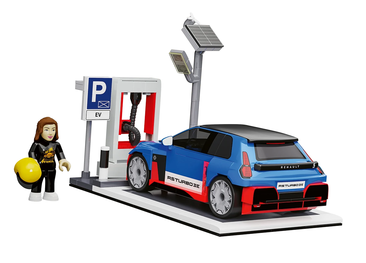 EV station & Renault 5 turbo 3E COBI 24682 Renault 1:35