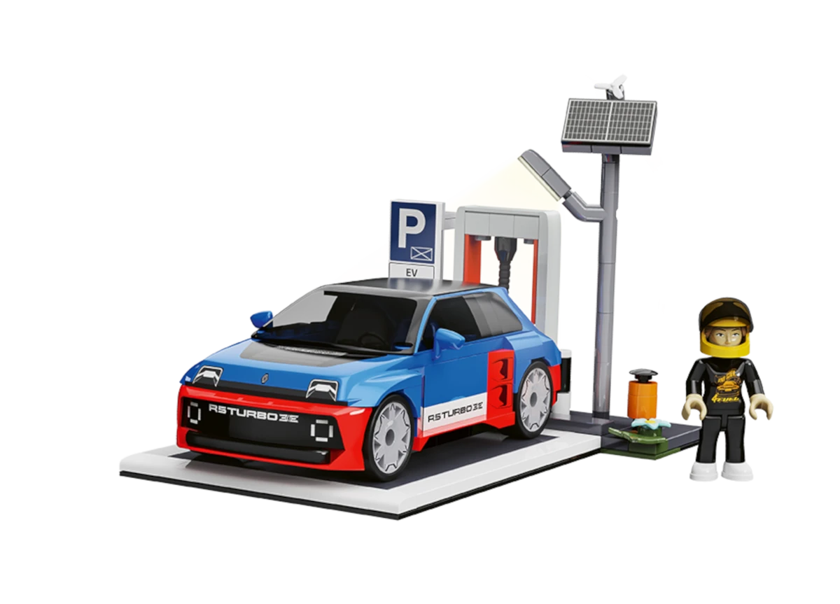 EV station & Renault 5 turbo 3E COBI 24682 Renault 1:35
