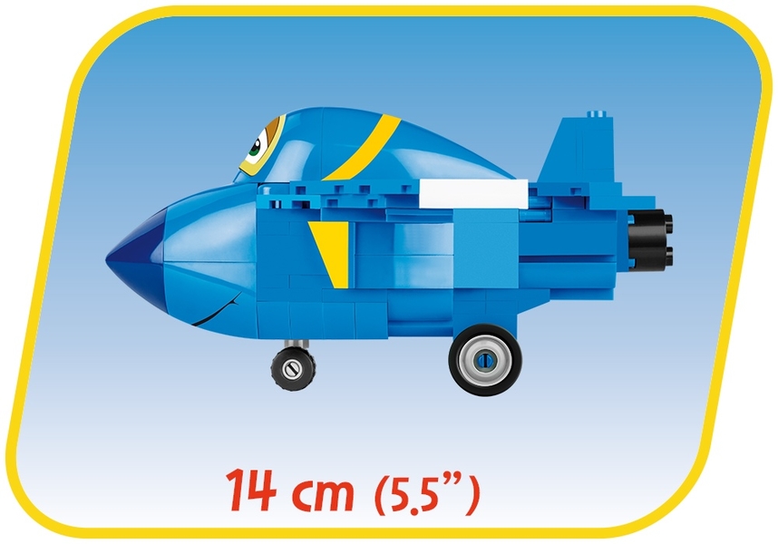 Stíhačka Jerome modré letadlo COBI 25125 - Super Wings