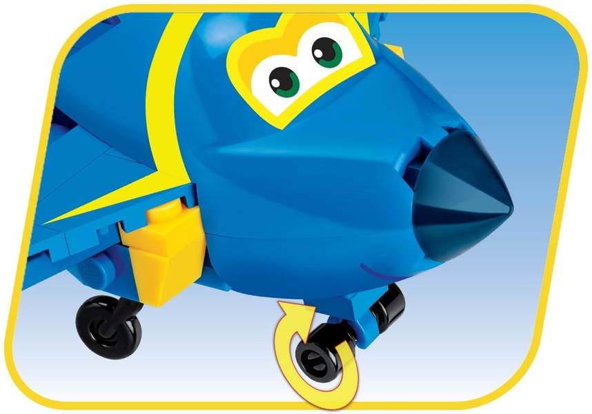 Stíhačka Jerome MINI modré letadlo COBI 25129 - Super Wings